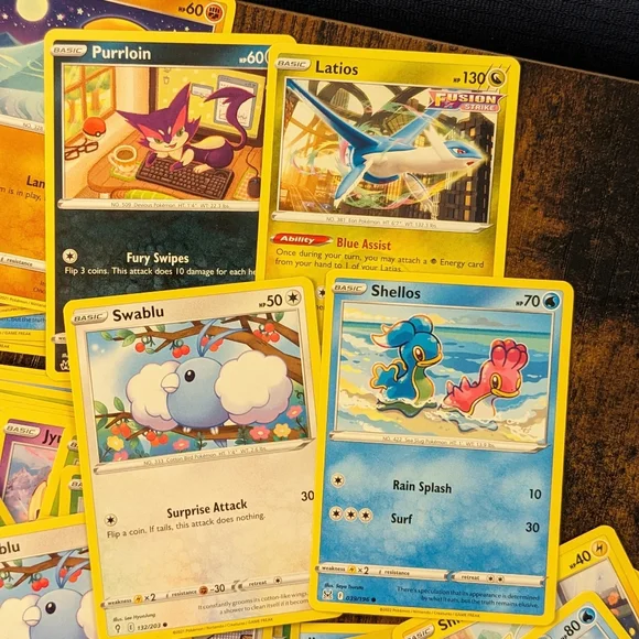 200 Pokemon Cards Lot - Pokemon Trading Cards Collection Sword And Shield bulk - Picture 9 of 15